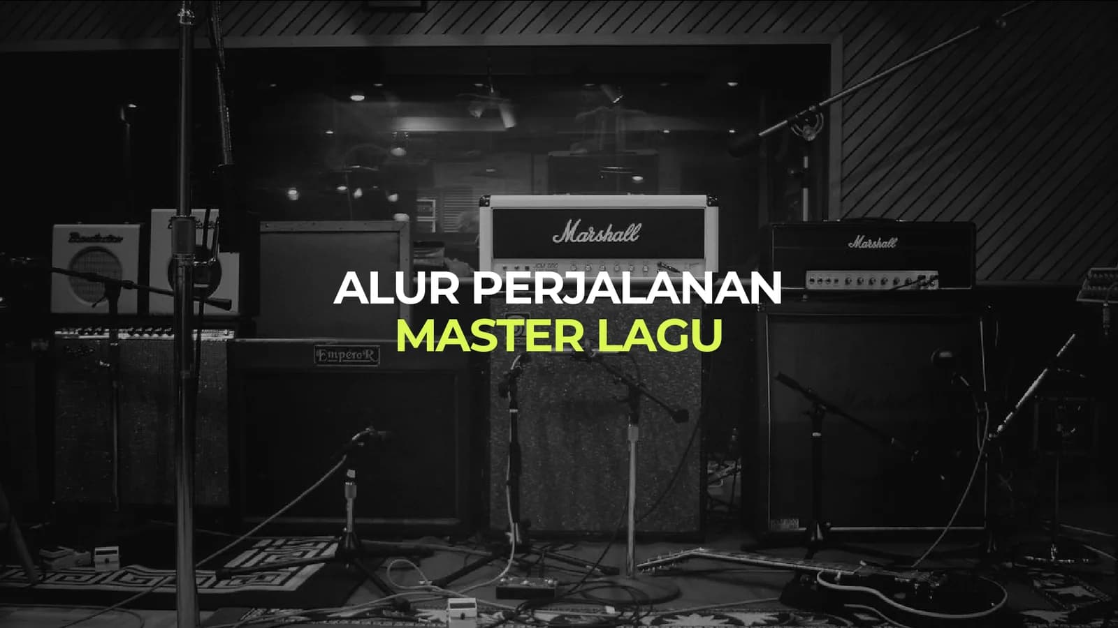 Alur Perjalanan Master Lagu: Dari Ide Menjadi Karya Cipta yang Terlindungi