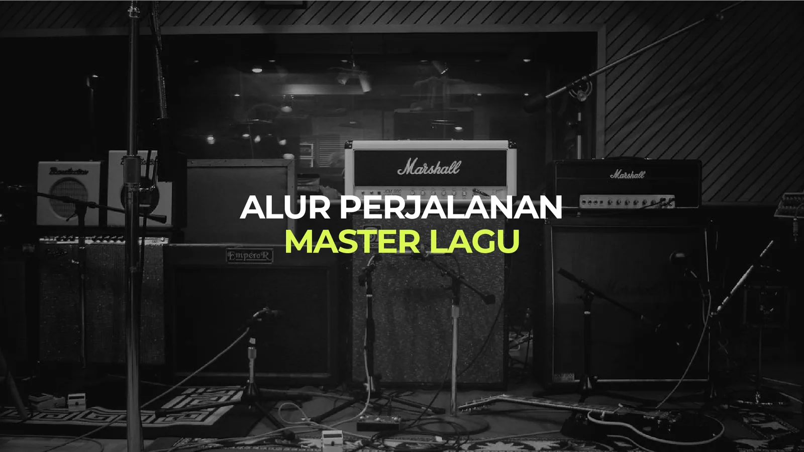 Alur Perjalanan Master Lagu: Dari Ide Menjadi Karya Cipta yang Terlindungi